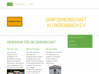 dg-kleindeinbach.de Webseite Vorschau