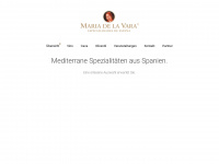 maria-de-la-vara.de Webseite Vorschau
