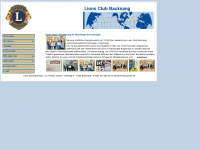 lions-club-backnang.de Webseite Vorschau