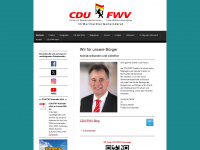 cdu-fwv-murrhardt.de Webseite Vorschau