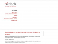 lektorat-gerlach.de Webseite Vorschau