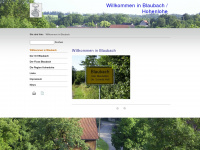 blaubach-hohenlohe.de Webseite Vorschau