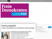 fdp-donaueschingen.de Webseite Vorschau