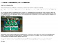 faustball-club.de Webseite Vorschau