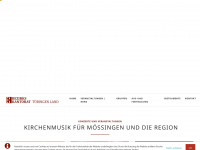 kirchenmusik-moessingen.de Webseite Vorschau
