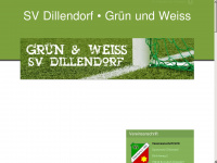 sv-dillendorf.de Webseite Vorschau