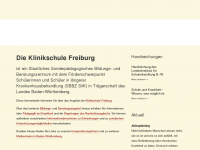 klinikschule-freiburg.de Webseite Vorschau