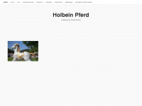 holbein-pferd.de Webseite Vorschau