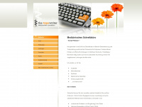 the-typewriter.de Webseite Vorschau