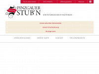 pinzgauerstubn.de Webseite Vorschau