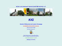 kig-schoenau.de Webseite Vorschau