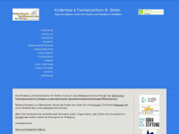 kinderhaus-sankt-stefan.de Webseite Vorschau