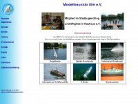 modellbauclub-ulm.de Webseite Vorschau