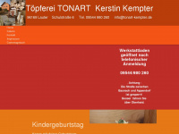 tonart-kempter.de Webseite Vorschau