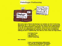 paketlager.de Webseite Vorschau