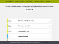 montessori-schoenthal.de Webseite Vorschau