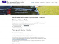 parkservice-kranzeder.de Webseite Vorschau