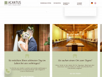 acantus-hotel.de Webseite Vorschau
