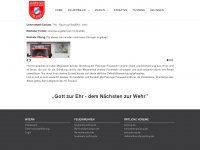 feuerwehr-palzing.de Webseite Vorschau