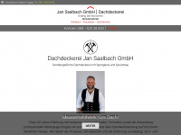 dachdeckerei-saalbach.de Webseite Vorschau