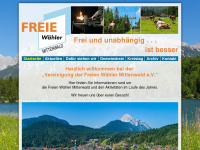 freie-waehler-mittenwald.de Webseite Vorschau