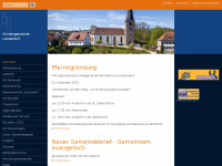 kirchengemeinde-lanzendorf.de Webseite Vorschau