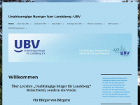 ubv-landsberg.de Webseite Vorschau