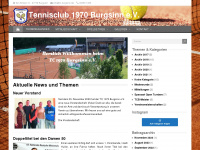 tc-burgsinn.de Webseite Vorschau