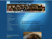 musik-karbach.de Webseite Vorschau