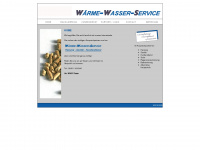 waerme-wasser-service.de Webseite Vorschau