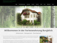 fewoburgblick.de Webseite Vorschau