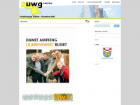 uwg-ampfing.de Webseite Vorschau