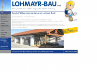 lohmayr-bau.de Webseite Vorschau