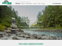 pecher-oberstdorf.de Webseite Vorschau