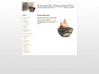 keramik-hauprechts.de Webseite Vorschau