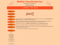 mobiler-haustierservice.de Webseite Vorschau