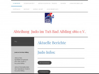 judo-bad-aibling.de Webseite Vorschau