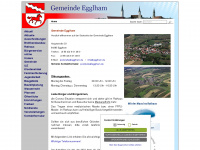 egglham.de Webseite Vorschau