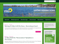 gruene-herrsching.de Webseite Vorschau