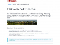 elektrotechnik-roscher.de Webseite Vorschau