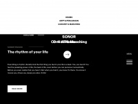 sonor.com Webseite Vorschau