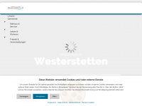 westerstetten.de Webseite Vorschau