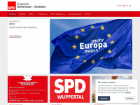 spd-wuppertal.de Webseite Vorschau