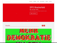 spd-breckerfeld.de Webseite Vorschau