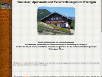 gaestehaus-auer.de Webseite Vorschau