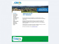 csu-hohenfurch.de Webseite Vorschau