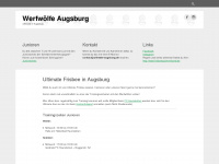 ultimate-augsburg.de Webseite Vorschau