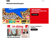 spd-kempten.de Webseite Vorschau