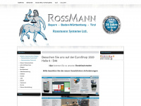 rossmann-systeme.de Webseite Vorschau