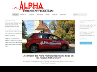 alphakrankenpflegeteam.de Webseite Vorschau